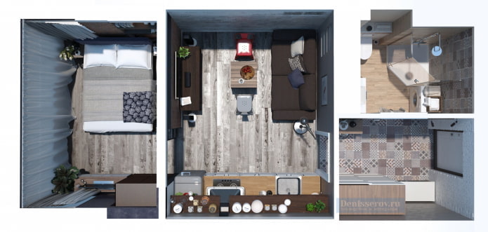 30 Layouts de estúdio de 30 m²