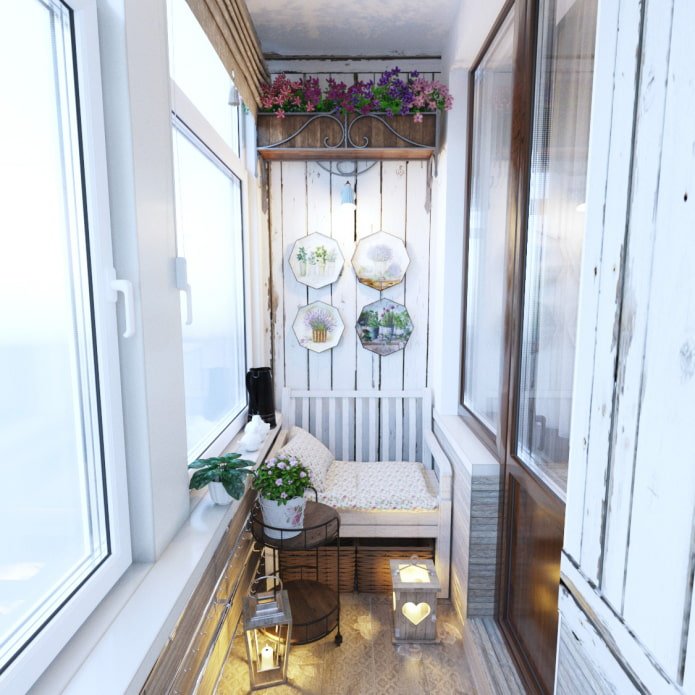 decoração de parede na varanda