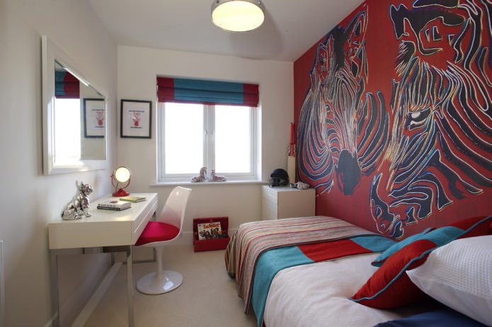 quarto de bebê compacto para uma adolescente