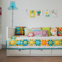 Interior de um quarto infantil pequeno: escolhendo uma cor, estilo, decoração e móveis (70 fotos) - 4