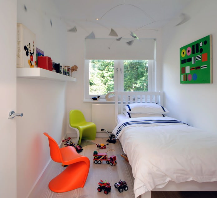 quarto de menino em branco