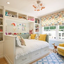 Interior de um quarto infantil pequeno: escolhendo cor, estilo, decoração e móveis (70 fotos) - 2