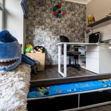 Interior de um quarto infantil pequeno: escolhendo uma cor, estilo, decoração e móveis (70 fotos) - 7
