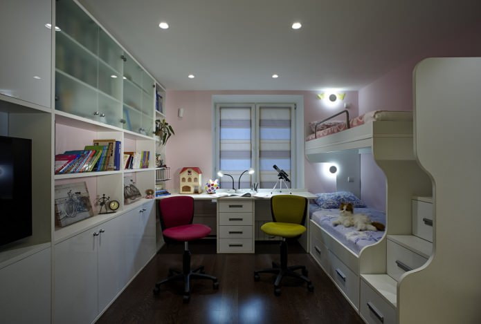Iluminação em quarto de criança