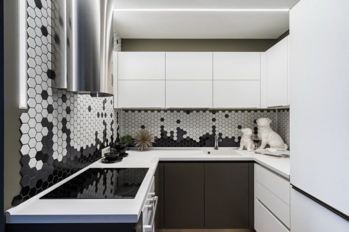 layout de cozinha pequena