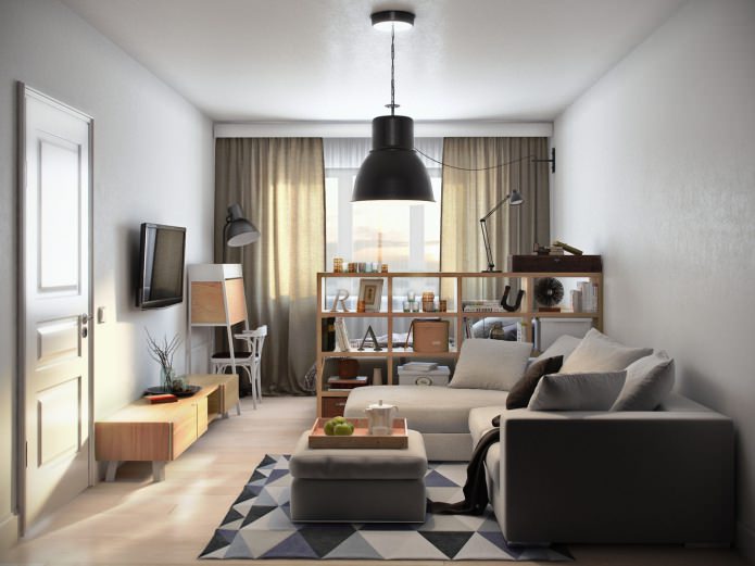 projeto de apartamento de um quarto
