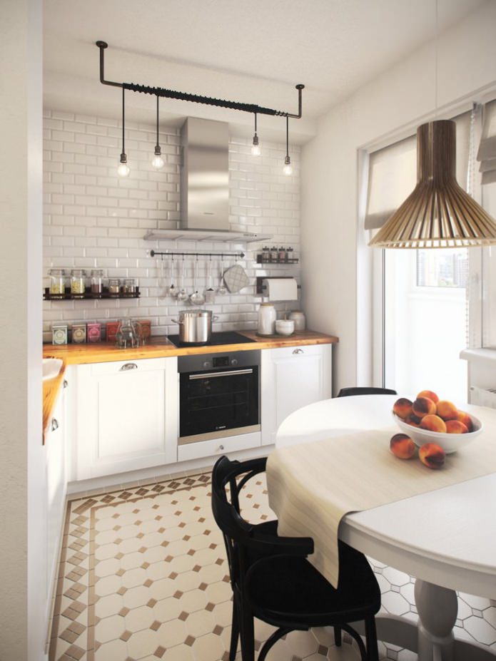 cozinha em apartamento de um quarto