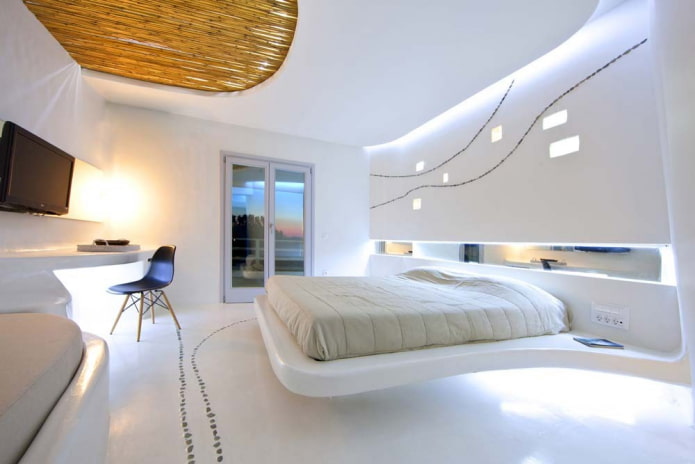 design de teto em estilo high-tech
