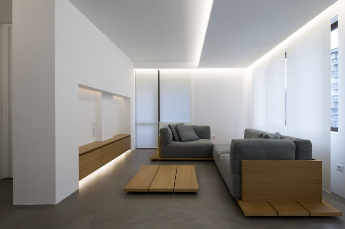 design de teto no estilo minimalista