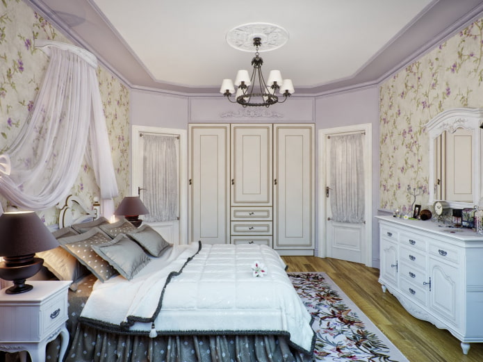 design de teto em estilo provençal