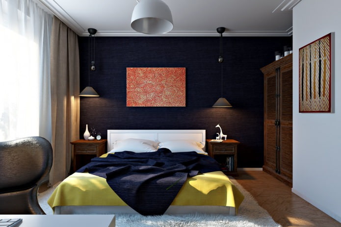 Quarto em um apartamento de quatro quartos