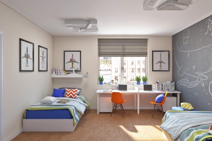 quarto infantil para dois meninos