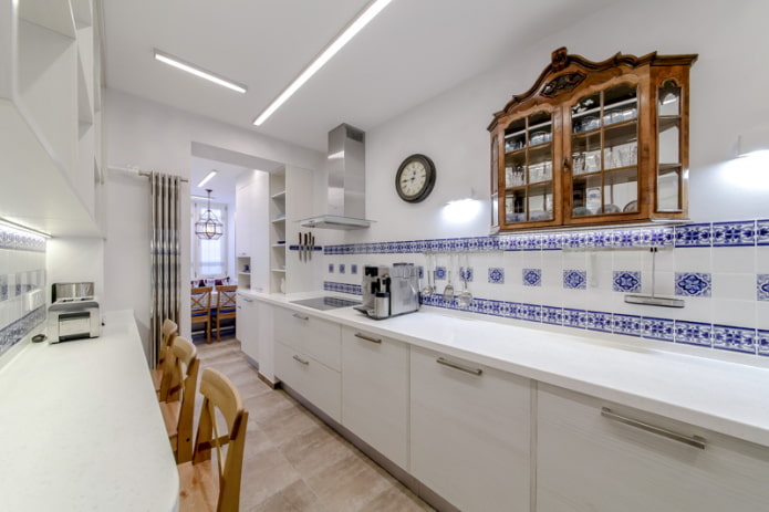 Cozinha de duas fileiras