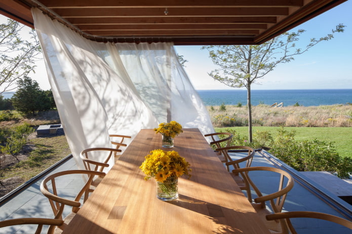 cortinas no terraço