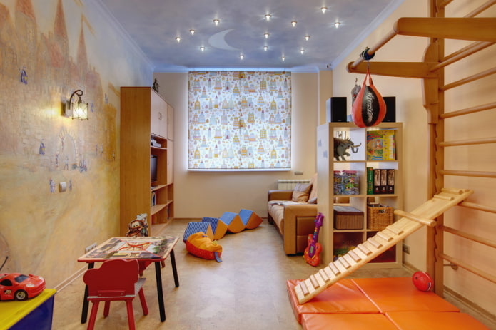 cortinas no quarto infantil