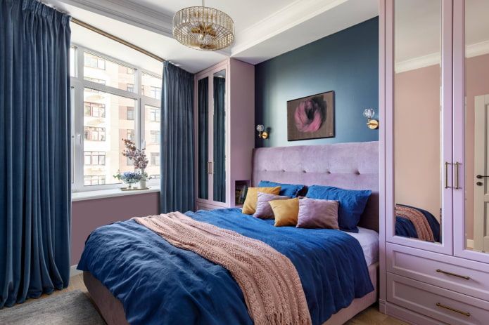 quarto em tons de rosa