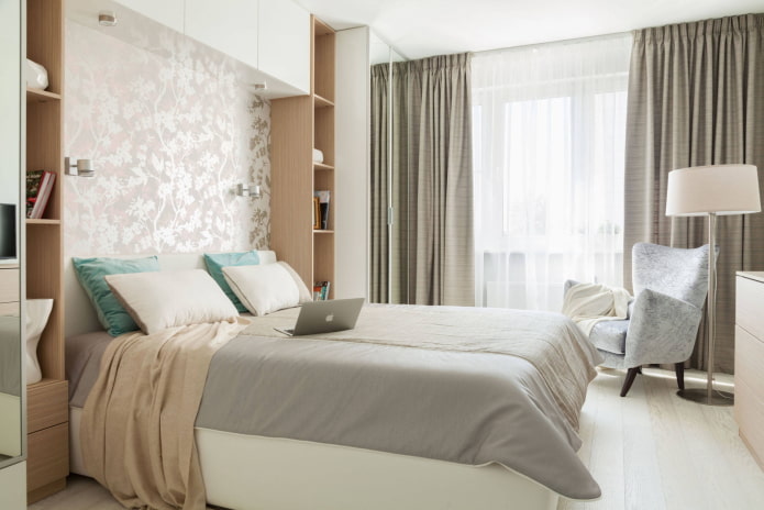 Quarto em tons quentes