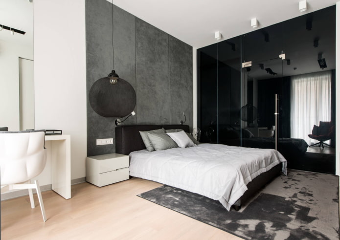 Quarto preto e branco