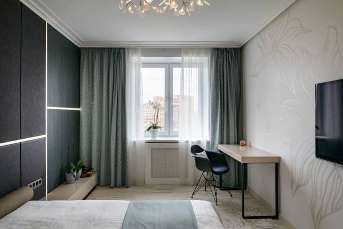 Quarto de 18 m² no apartamento