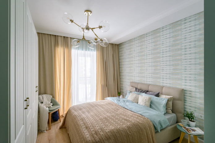 quarto de 9 quadrados em estilo moderno