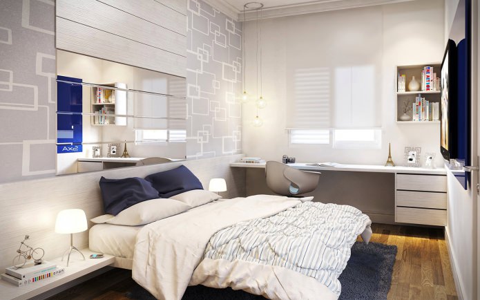 interior do quarto para uma menina