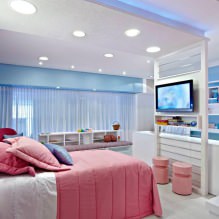 Design de quarto para menina: foto, características do design - 8