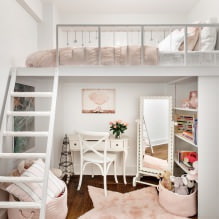 Design de quarto para menina: foto, características do design - 10