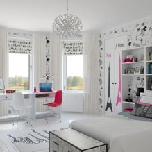 Projeto de quarto para menina: foto, características de design-4