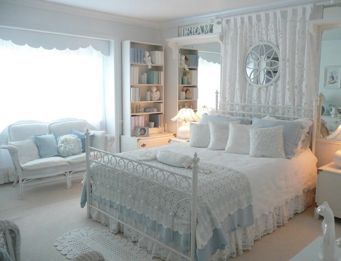 design de quarto para menina no estilo shabby chic