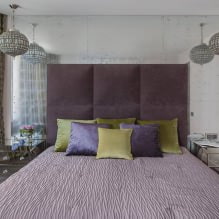 Design de parede do quarto: seleção de cores, opções de acabamento, 130 fotos no interior-18
