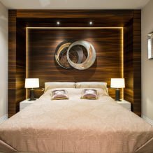 Design de parede do quarto: seleção de cores, opções de acabamento, 130 fotos no interior-12