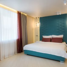 Design de parede do quarto: seleção de cores, opções de acabamento, 130 fotos no interior-19