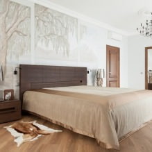 Design de parede do quarto: seleção de cores, opções de acabamento, 130 fotos no interior - 10