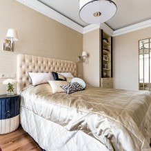 Design de parede do quarto: seleção de cores, opções de acabamento, 130 fotos no interior-14