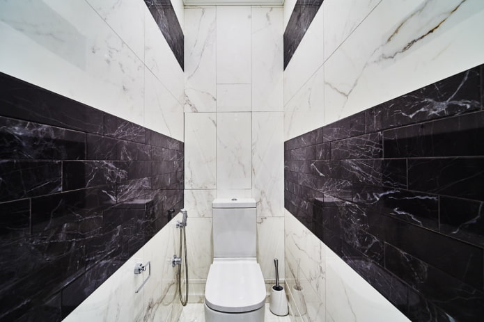 decoração de banheiro em um apartamento de Khrushchev