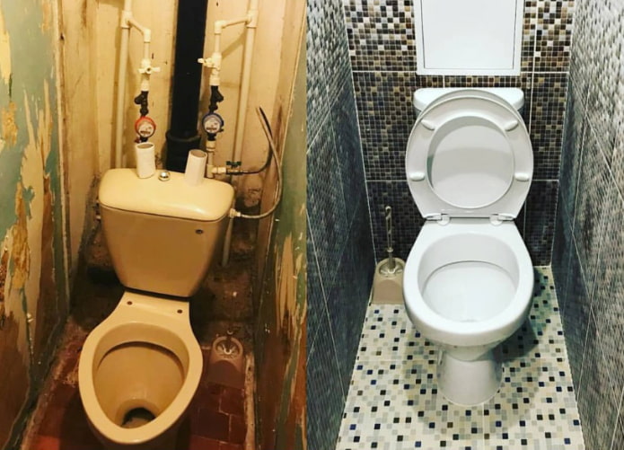Fotos antes e depois da reforma do banheiro
