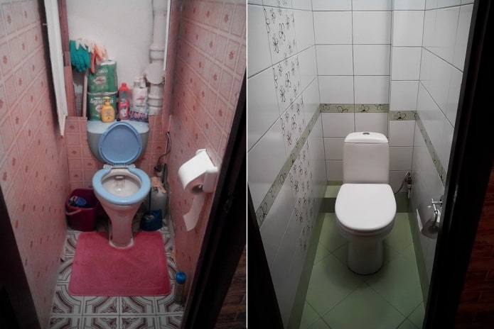 Fotos antes e depois da reforma do banheiro