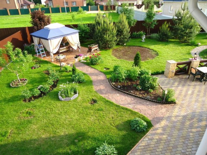 área de lazer na dacha