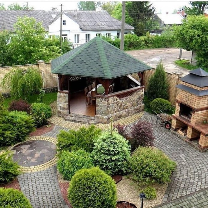 gazebo na dacha