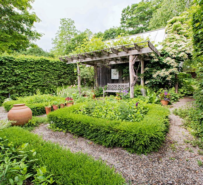 pérgola em paisagismo