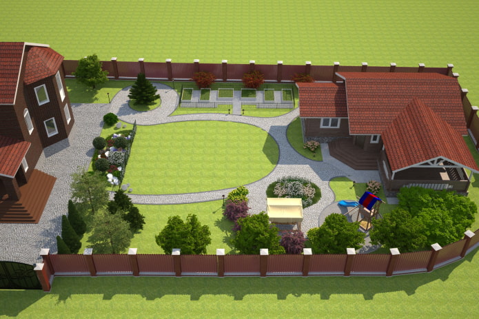 projeto de lote alongado para casa de veraneio