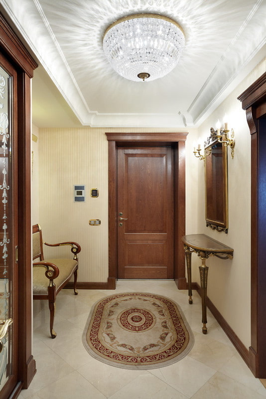 interior de corredor clássico