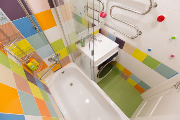 azulejos multicoloridos