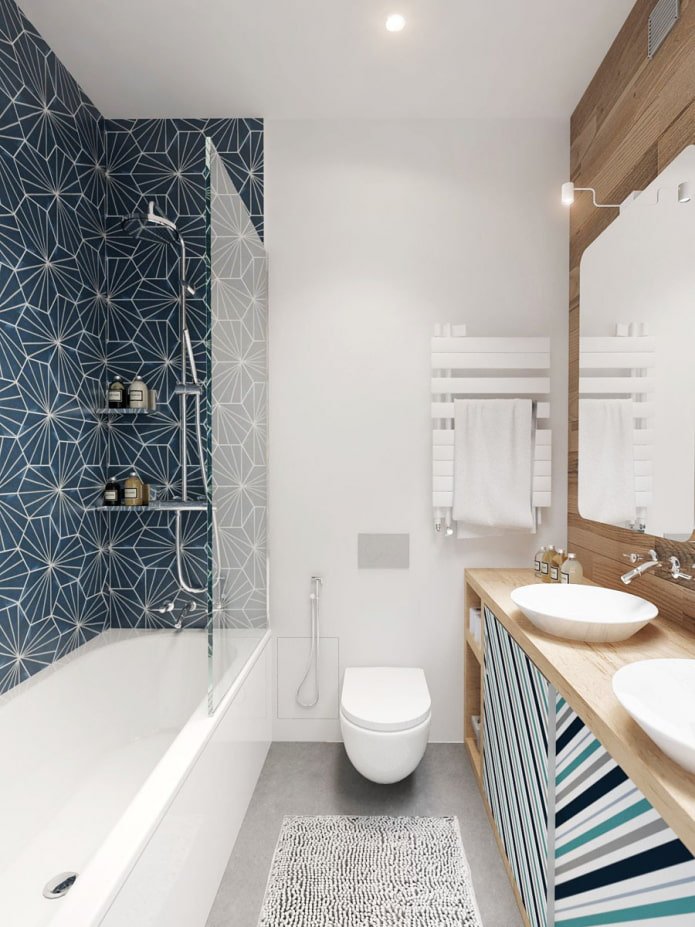 Azulejos modernos para o banheiro