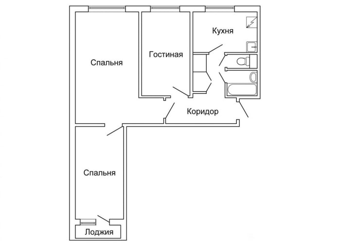 Layout antes da renovação