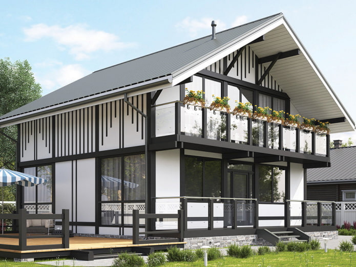 casa em enxaimel com sótão