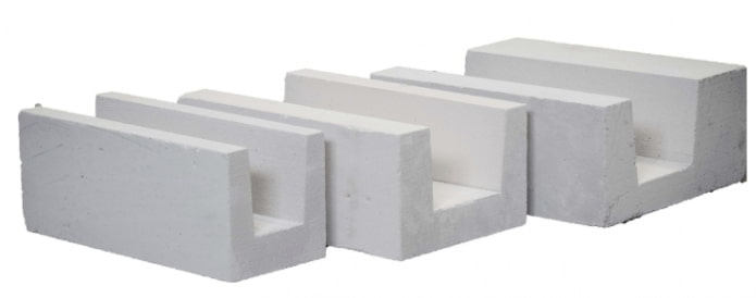 Blocos de concreto aerado