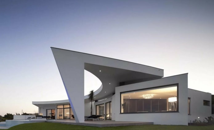 casa térrea em estilo high-tech