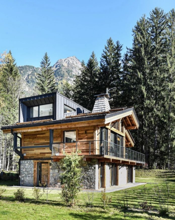 casa com varanda em círculo