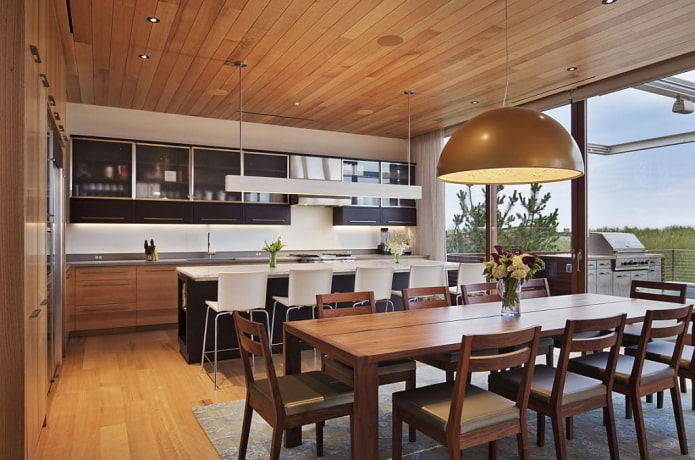 Cozinha-sala de jantar